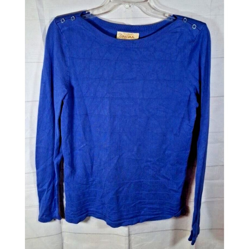 Davina Blue Sweater Women's Size XS